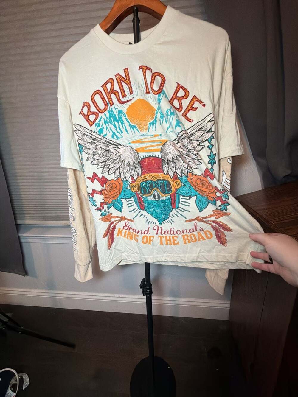 Rebel Minds Born To Be Size S Twofer T-Shirt